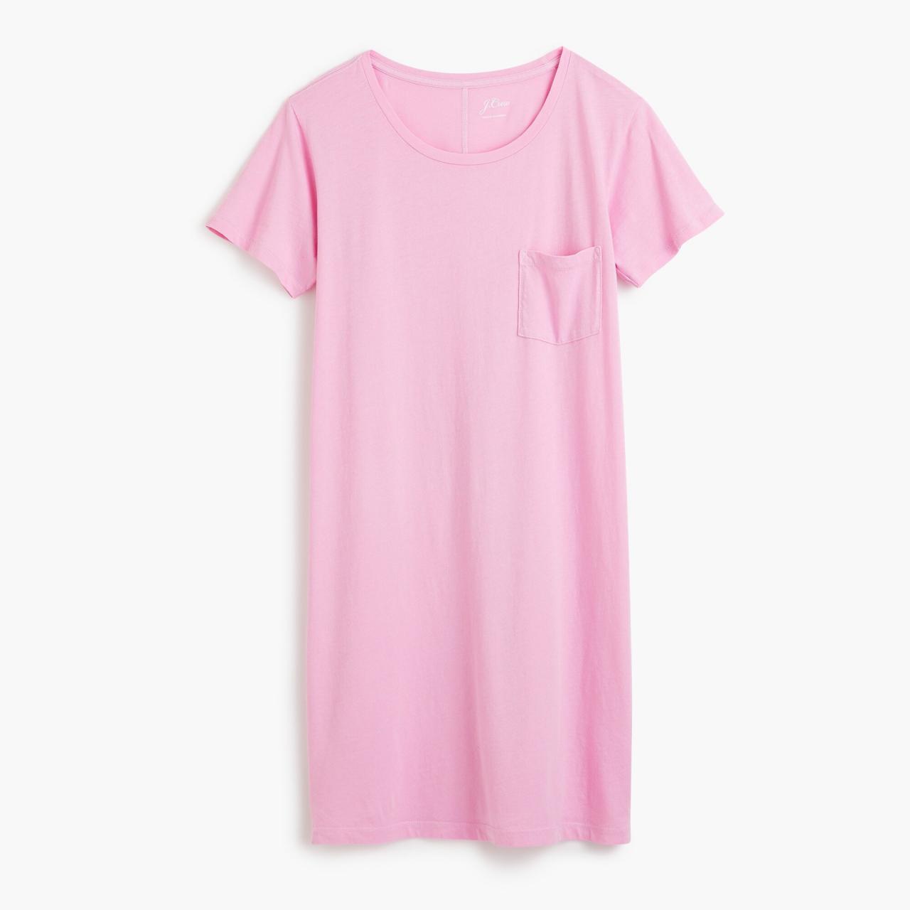 women's garment-dyed pocket t-shirt dress - women's swimwear