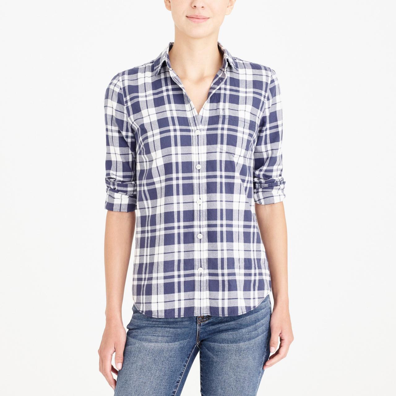 flannel shirt : factorywomen button-ups