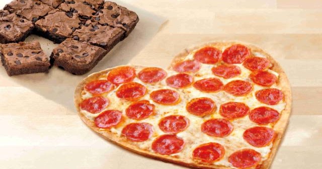 Image result for papa john's heart shaped pizza