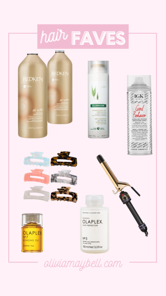 How I Curl My Hair- favorite hair products for long, blonde hair