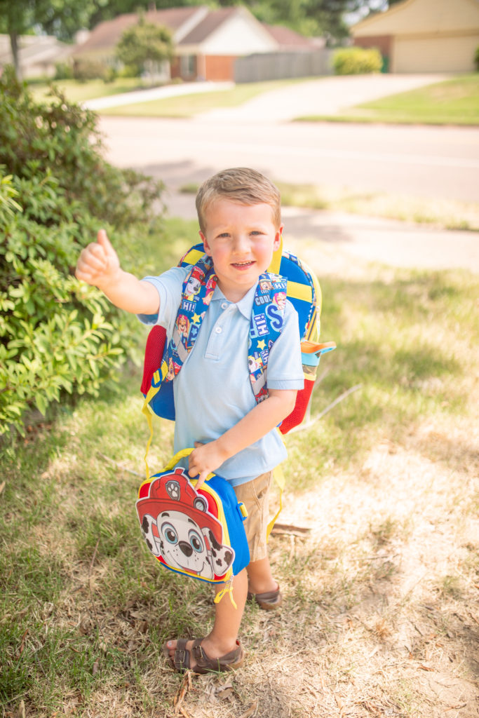 Back to School with Walmart- paw patrol backpack and lunch box
