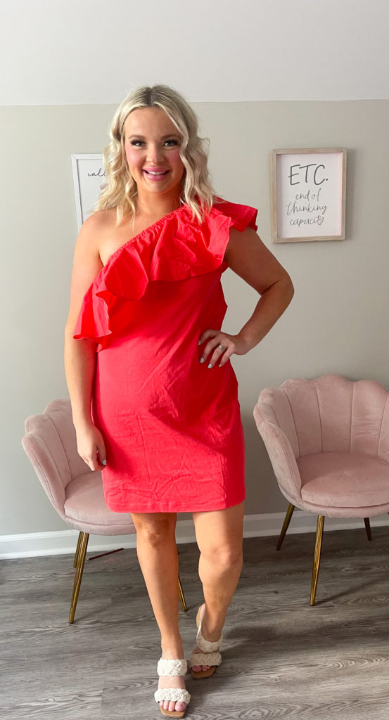 Target Outfits for Any Summer Occasion- red wedding guest dress