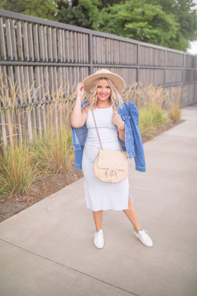 Styling A Summer Midi Dress for Fall