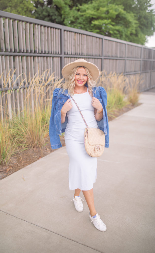 Styling A Summer Midi Dress for Fall