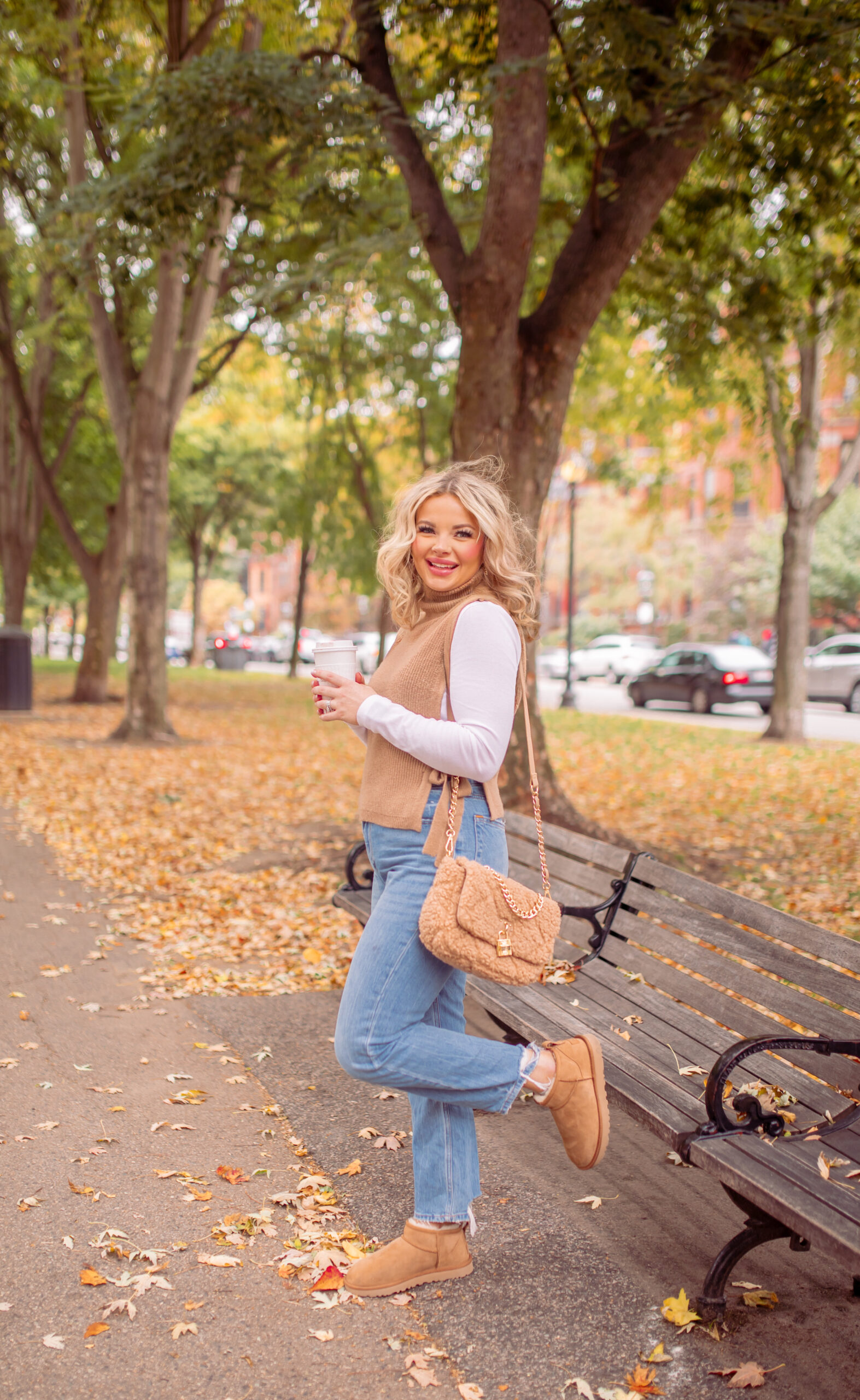 The Most Instgrammable Places in Boston- Ultra Mini Ugg Boots