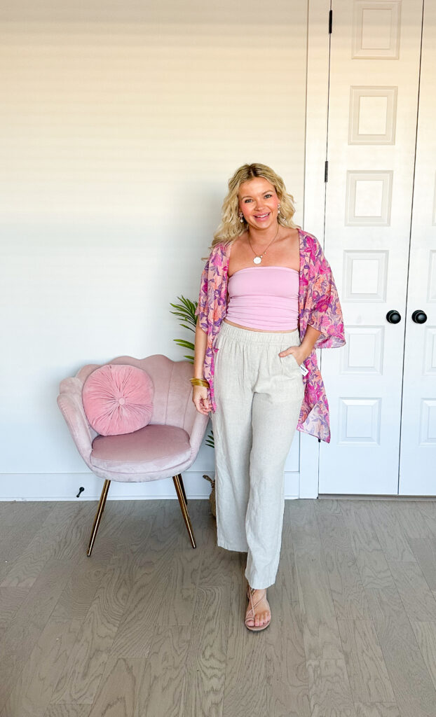 Old navy spring outfits 2023- linen pants